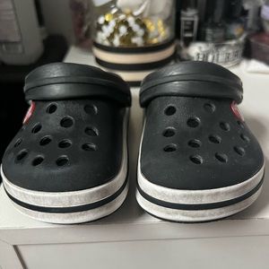 Black crocs kids size 8